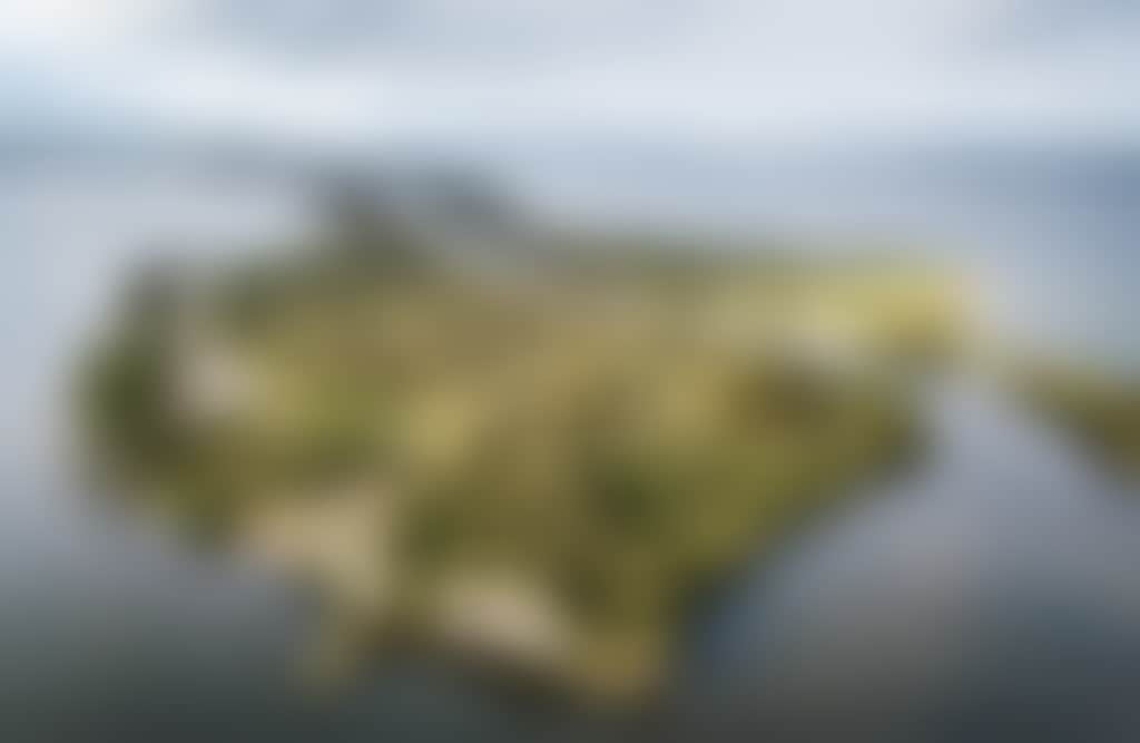 Mitchell River Silt Jetties aerial view over Lake King