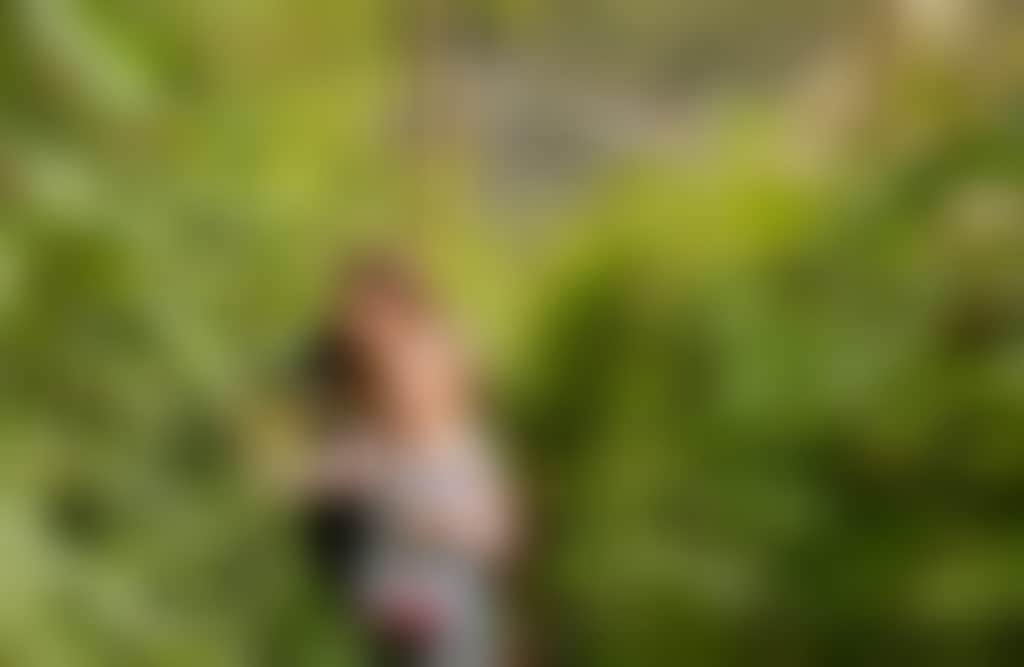 Mother and child picking berries at sunny creek organic