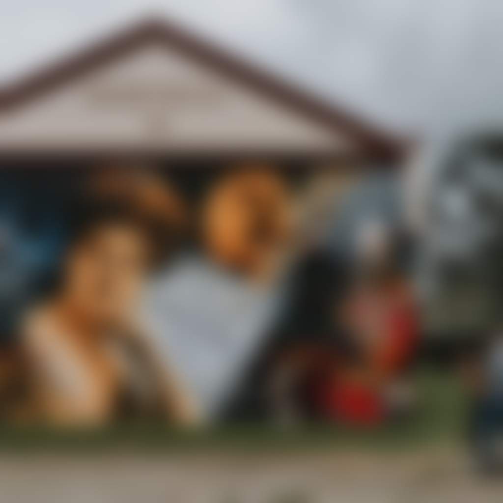 Heesco Town couple taking photos of Mechanics Institute mural at Yarram