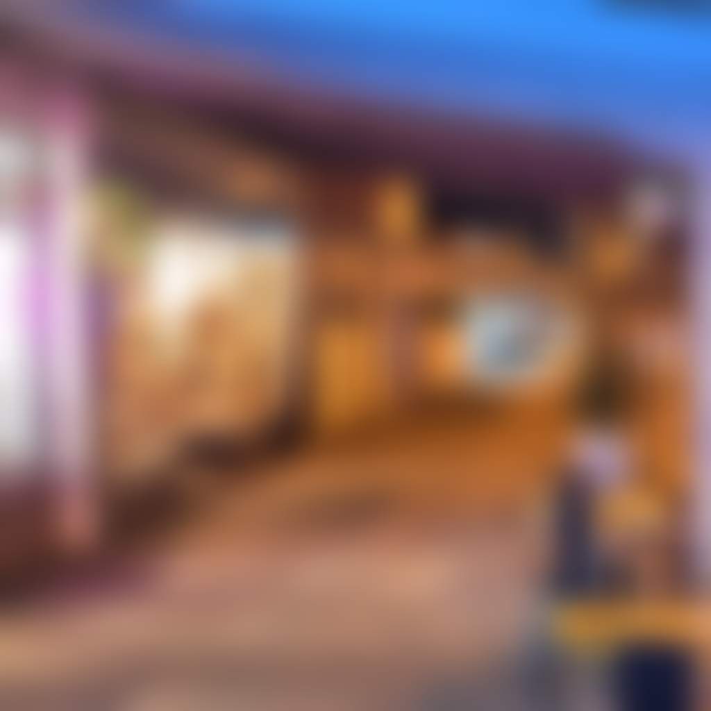 Garfield main street outside SOHL Store at night
