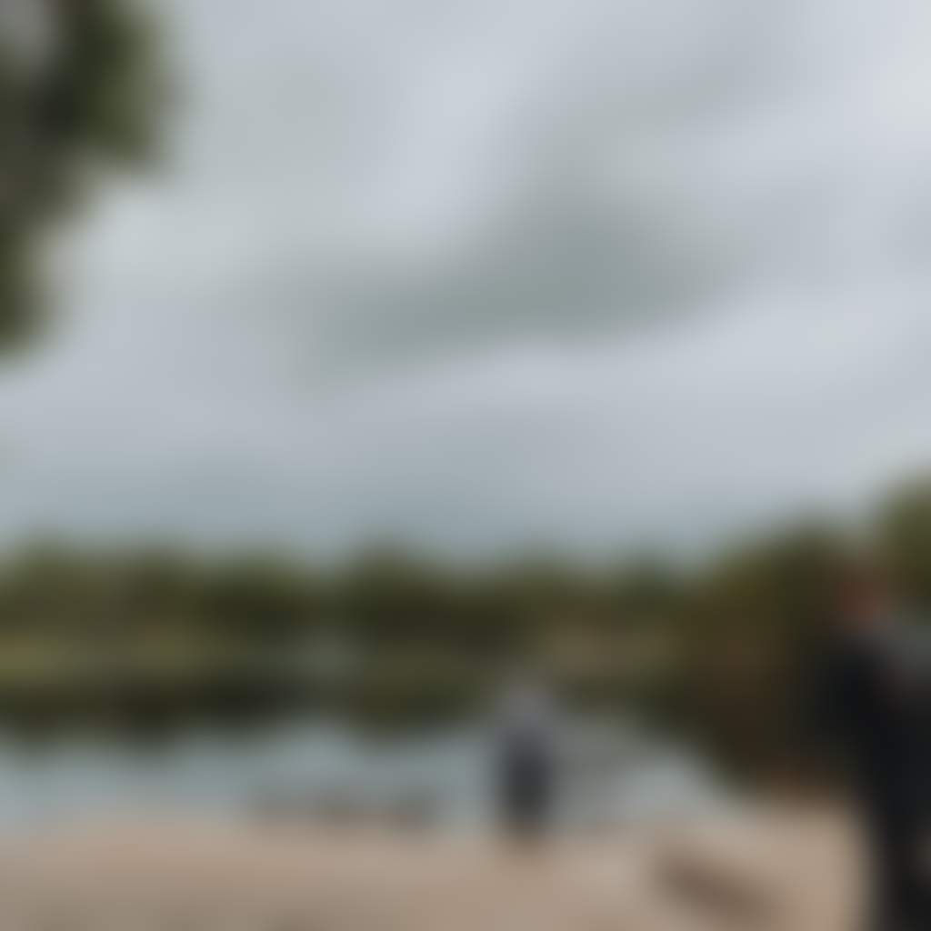 Couple on viewing platform at Lake Traralgon Railway Reservoir Conservation Reserve
