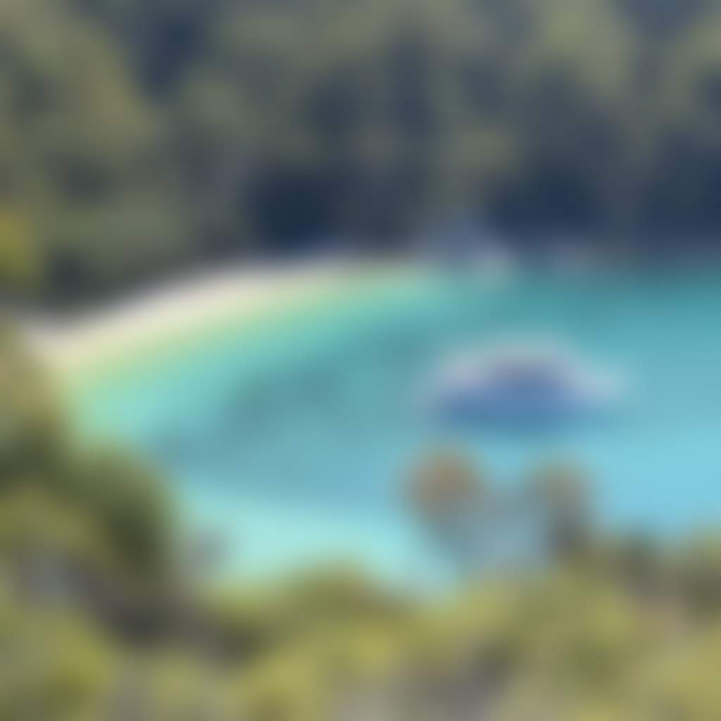 Refuge Cove turquoise water beach on the Wildlife Coast Cruises full day Wilsons Prom tour