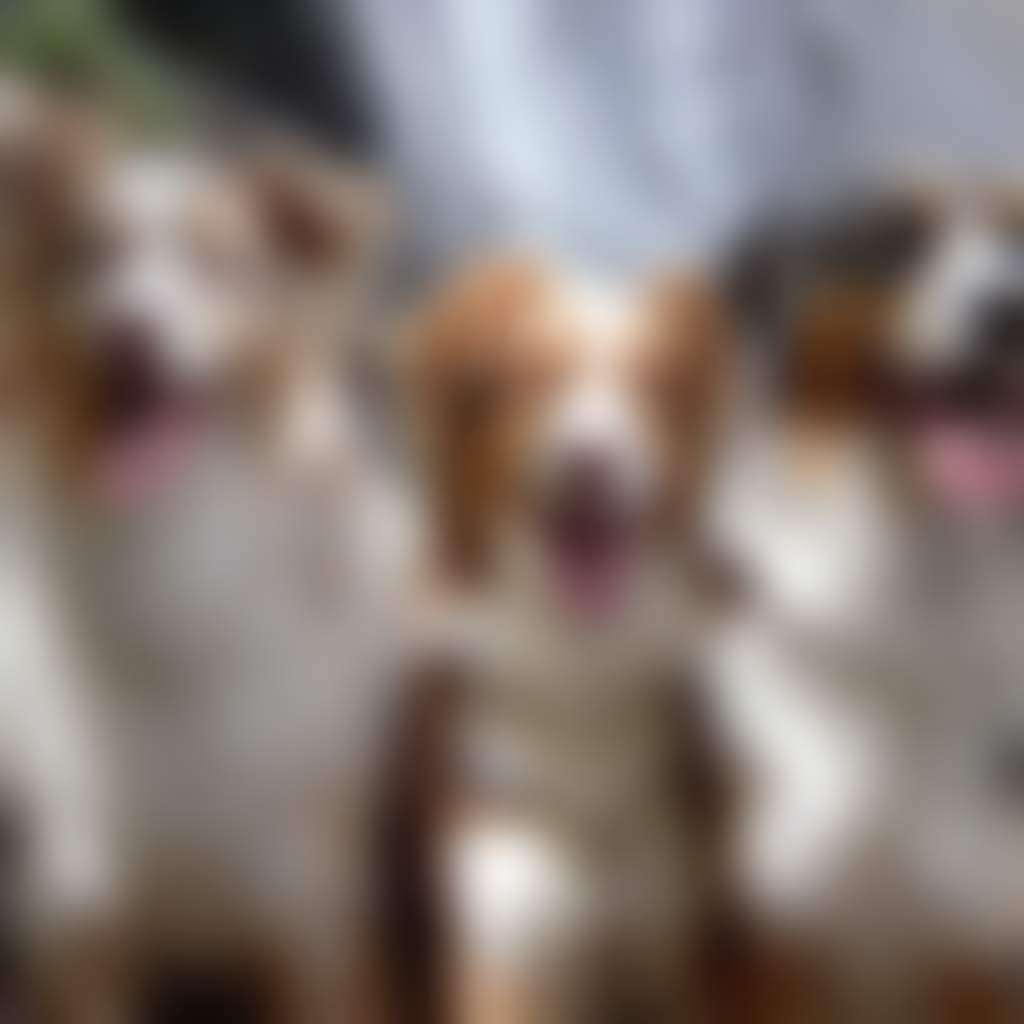 Dogs at Toorongo Falls