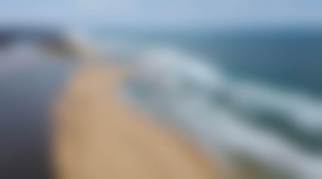 Mouth of Snowy River Mots Beach aerial