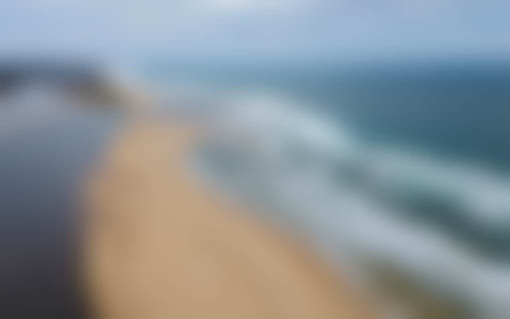 Mouth of Snowy River Mots Beach aerial