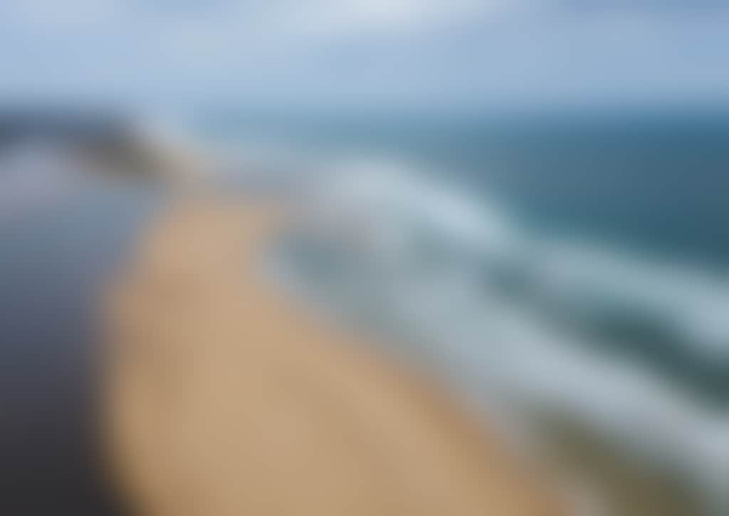 Mouth of Snowy River Mots Beach aerial