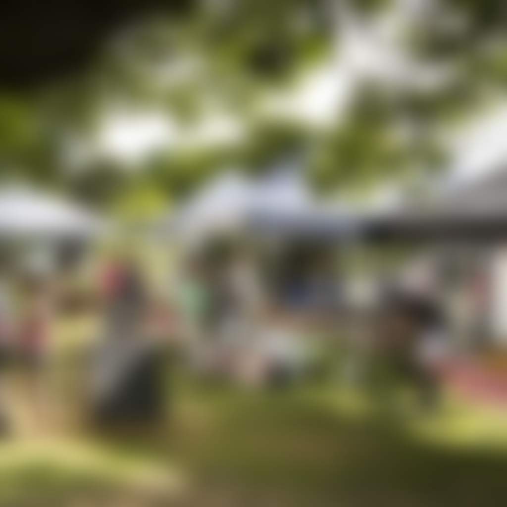 Warragul Farmers Market produce and artisan stalls with customers browsing