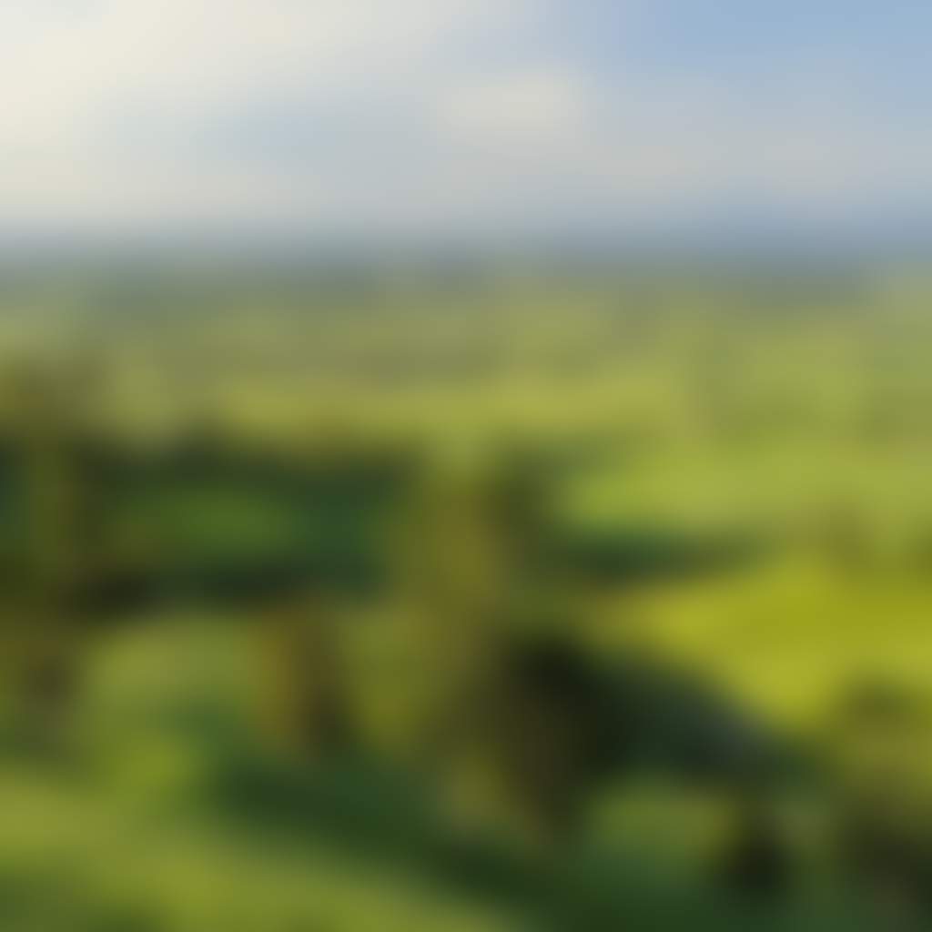 Yarragon views of rolling green hills dotted with trees