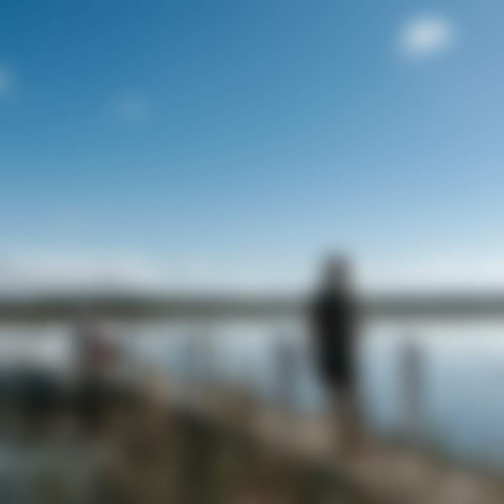 Family standing on pier at Corringle Slips