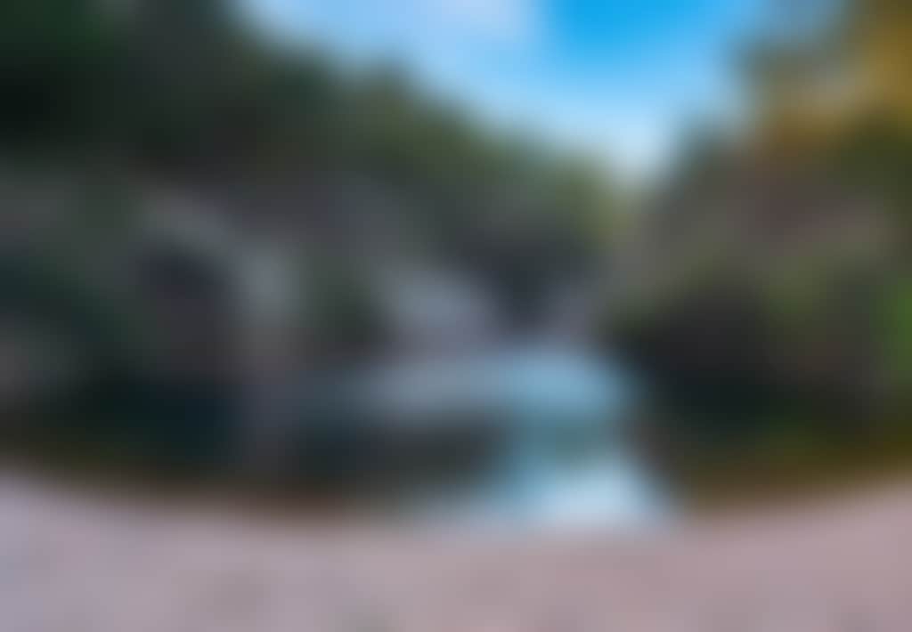Blue Pool from Shore in Briagolong