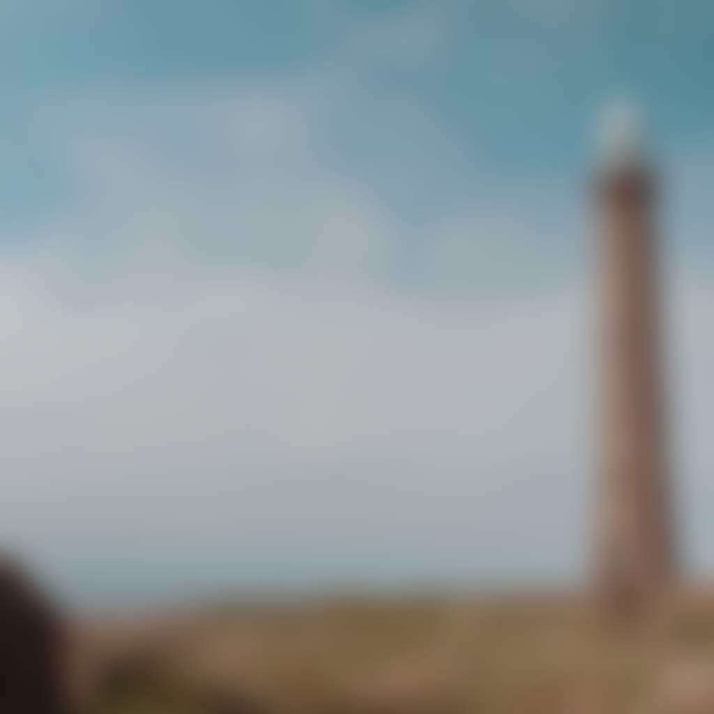 Gabo Island Lighthouse and brick wall