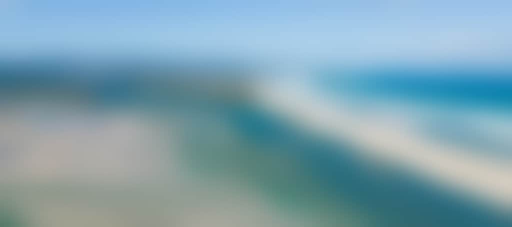 Mallacoota inlet top lake meets ocean with turquoise azure waters