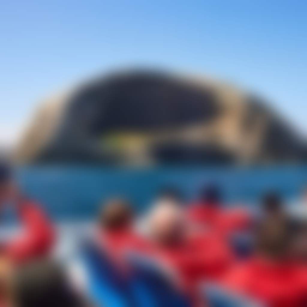 Skull Rock Wilderness Cruise Wanderer Adventures people onboard taking photos