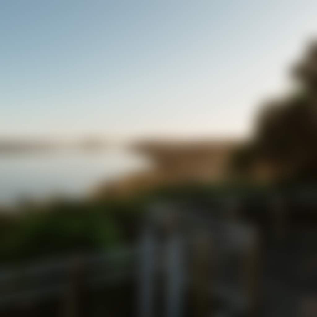 Snowy River Estuary Walk viewing platform over lake