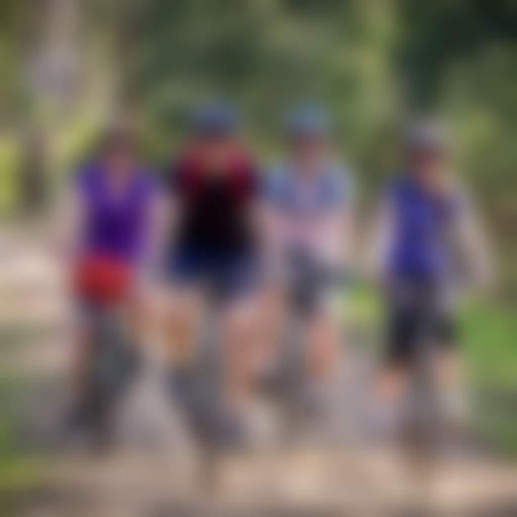 Four people cycling on the Grand Ridge Rail Trail