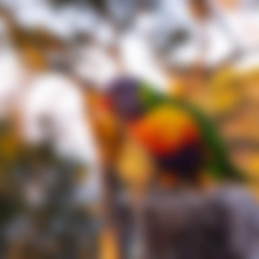 Close up of lorikeet bird