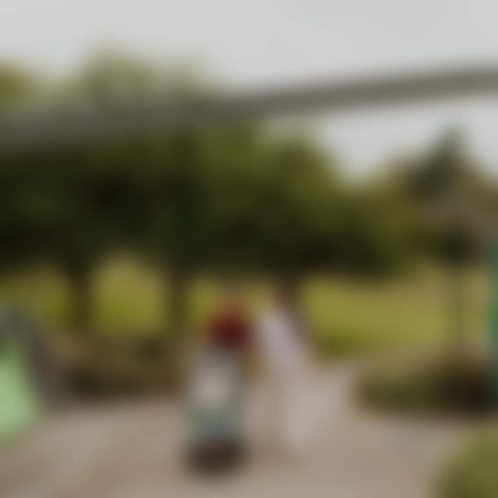 Couple with pram walking on Two Towns Trail in Drouin