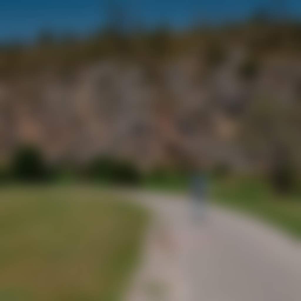 Man walking in The Bluff Reserve near Buchan 1