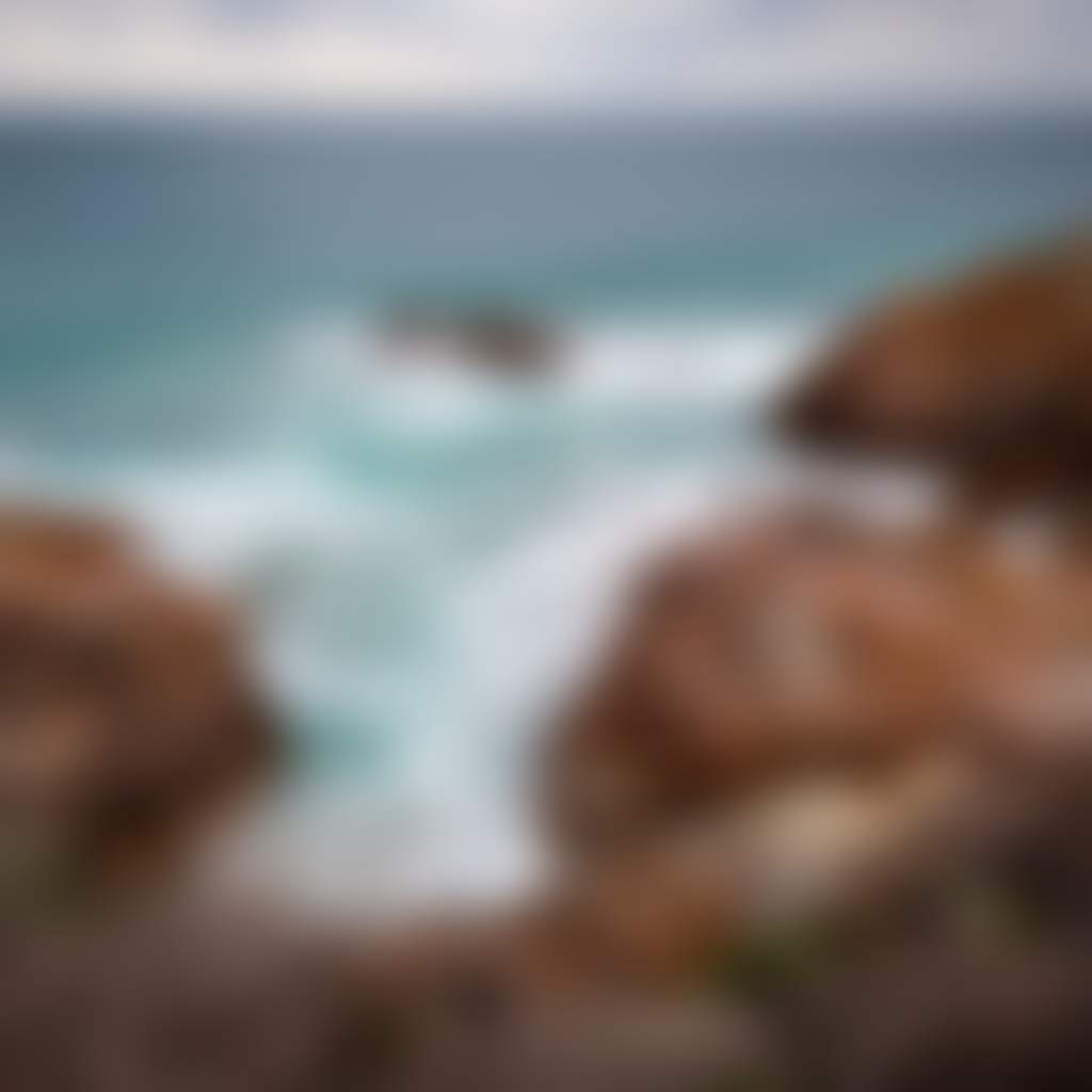 Rocky outlook at Quarry Beach Mallacoota