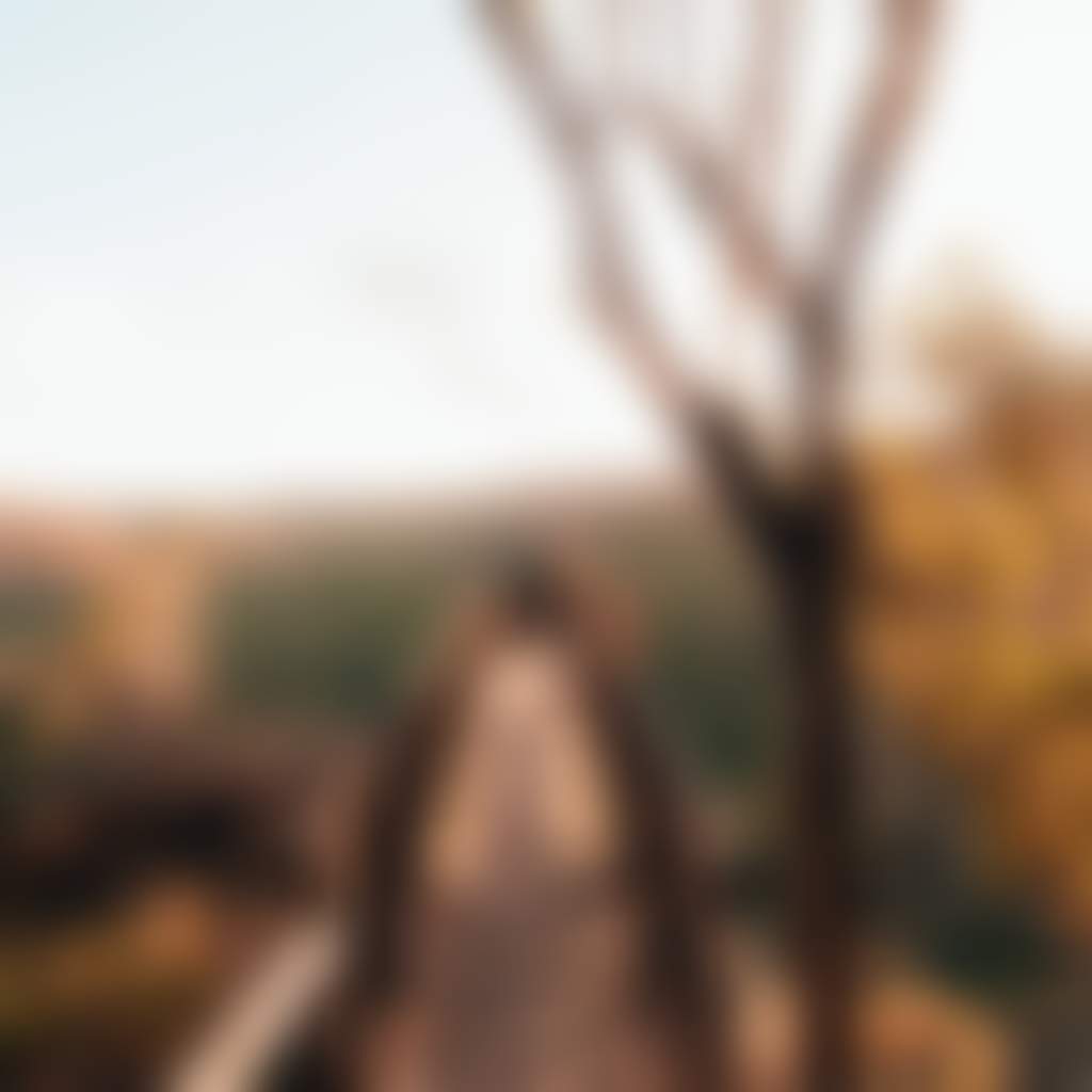 Couple standing at the end of Petersons Lookout Tyers Park