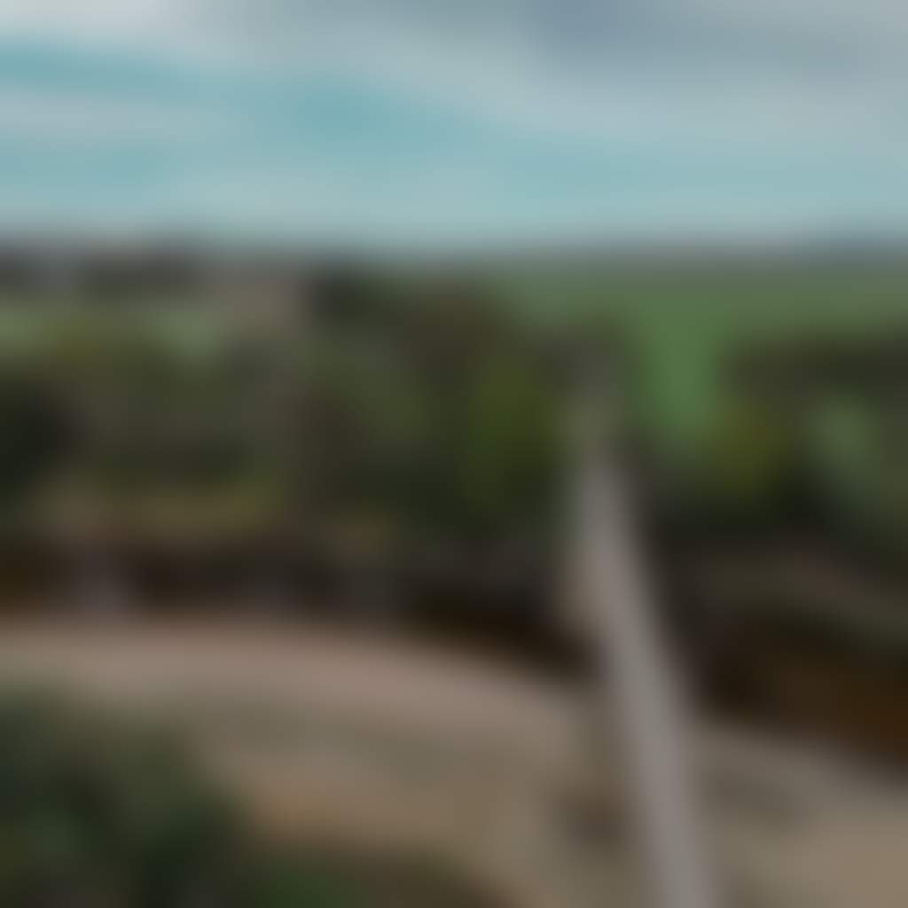 East Gippsland Rail Trail panoramic view of cyclists over bridge
