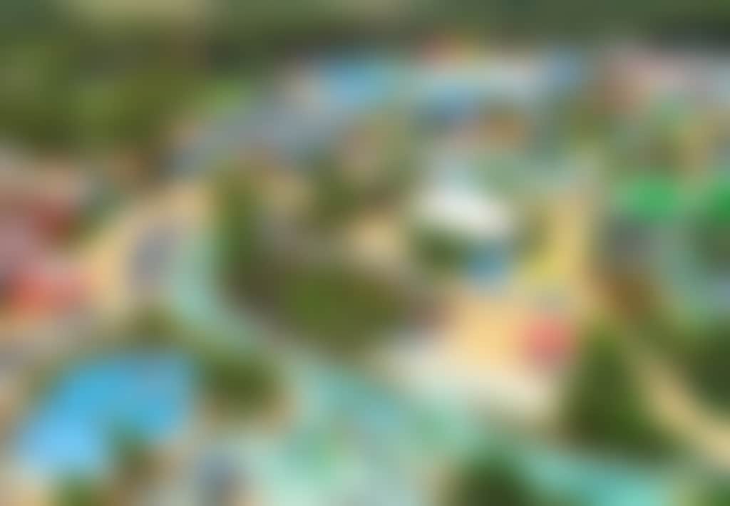 Gumbuya World aerial view of Splash Park and water slides
