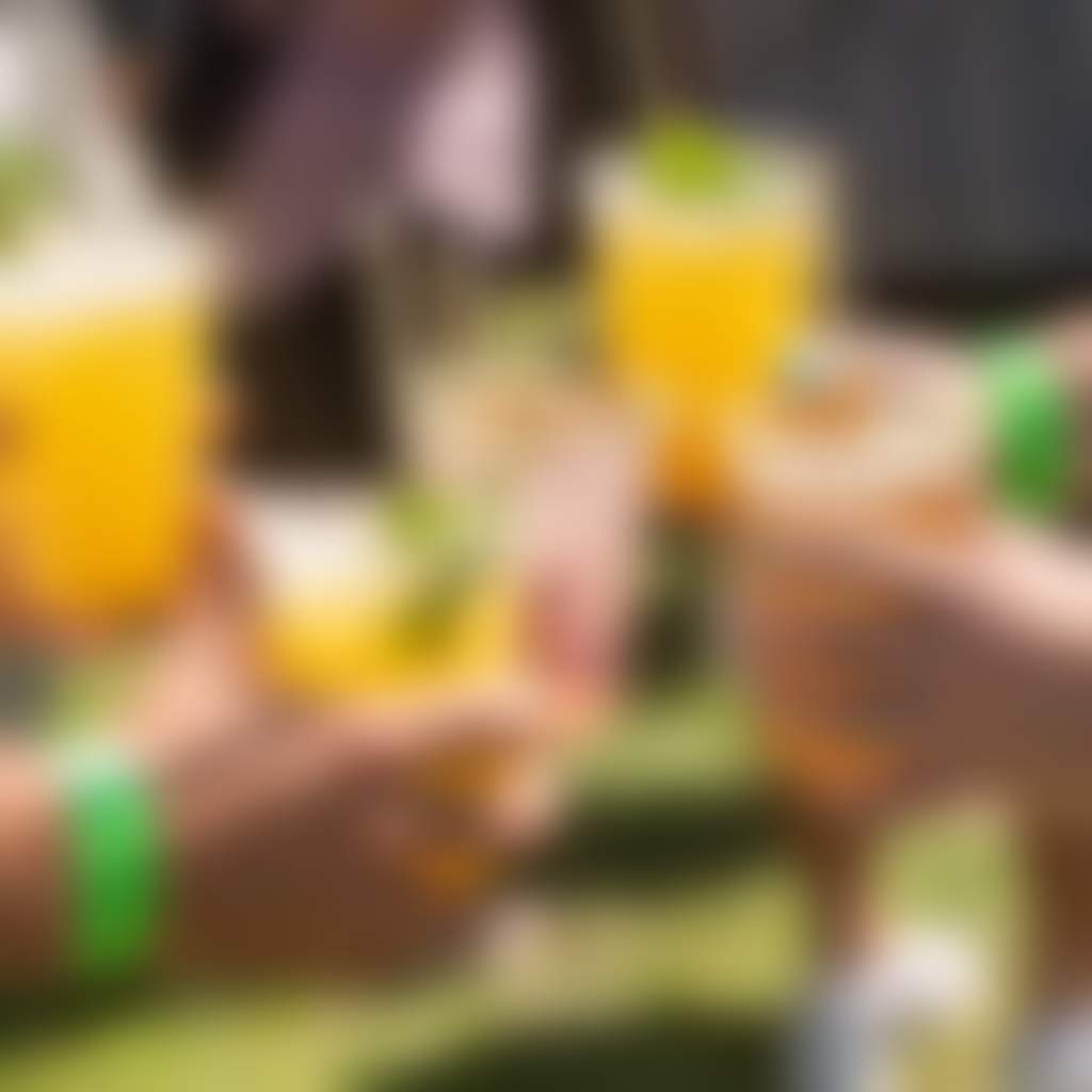 West Gippsland Rail Towns Food Wine Festival hands cheers cocktails