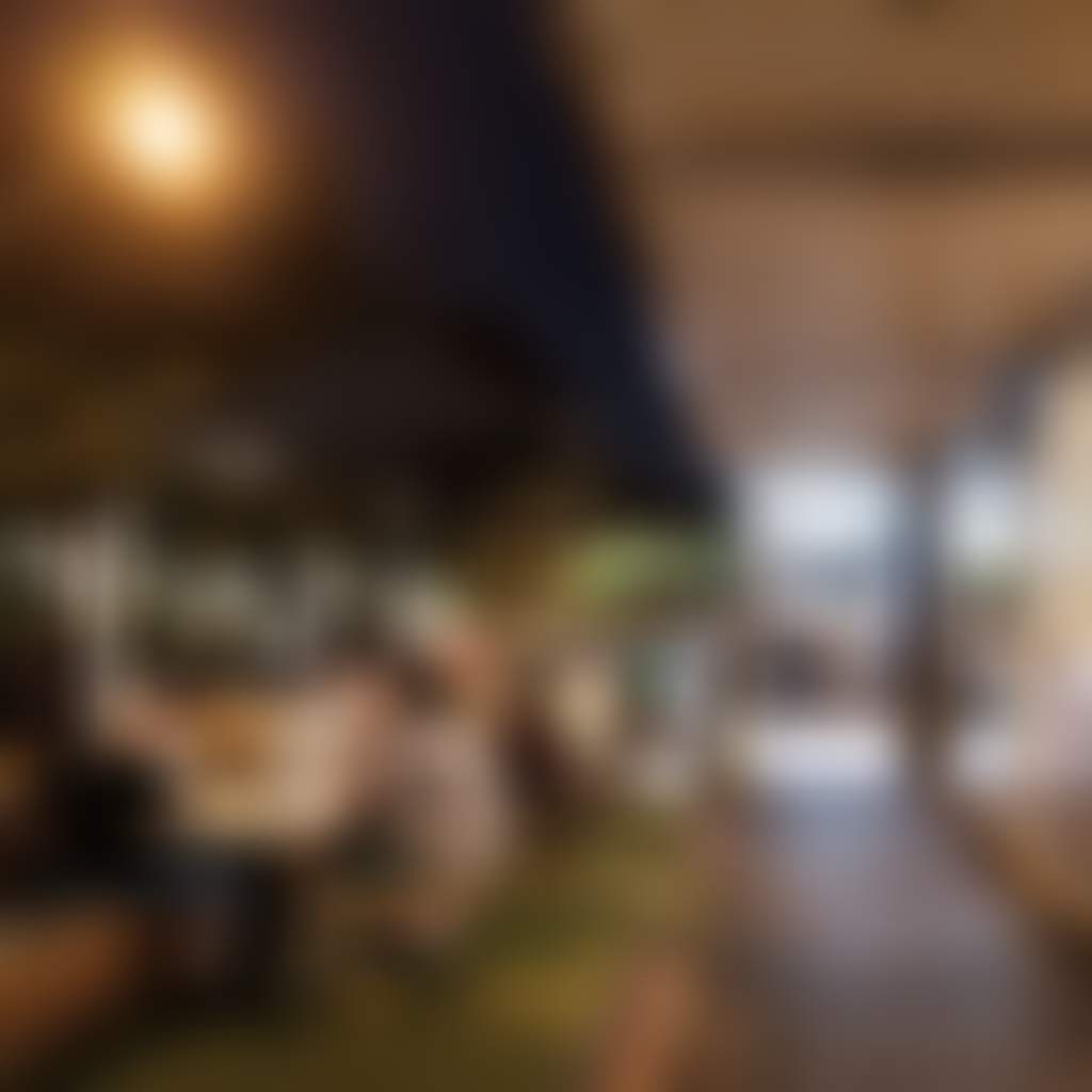 Pin Oak crescent streetscape with patrons Flemington