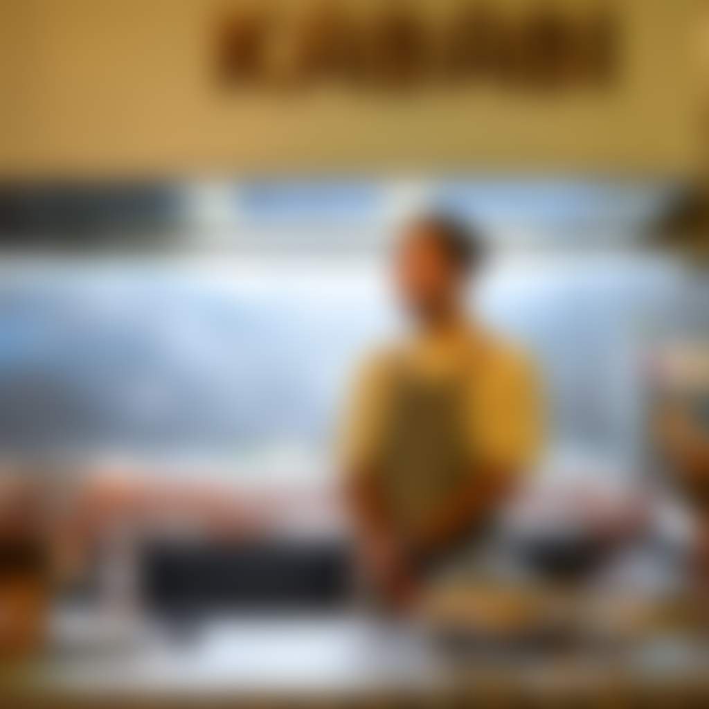 Portrait of owner Hamed side view at Kababi Sunshine