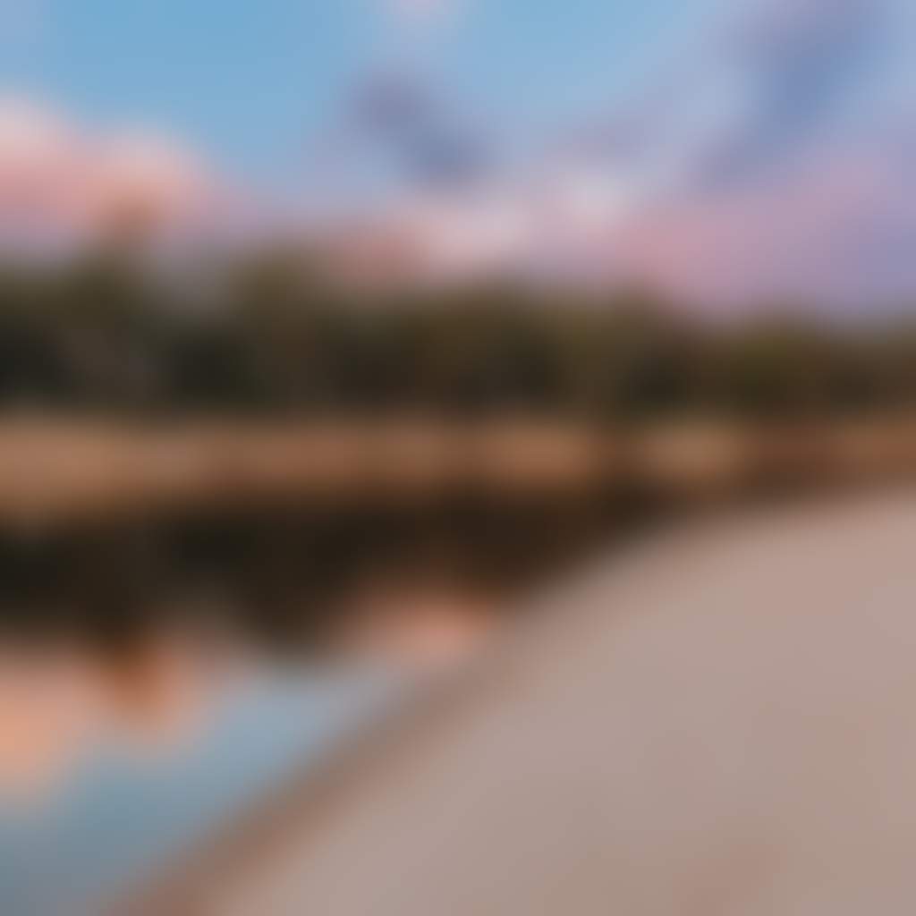 Thompson's Beach along the Murray River in Cobram Barooga at sunset