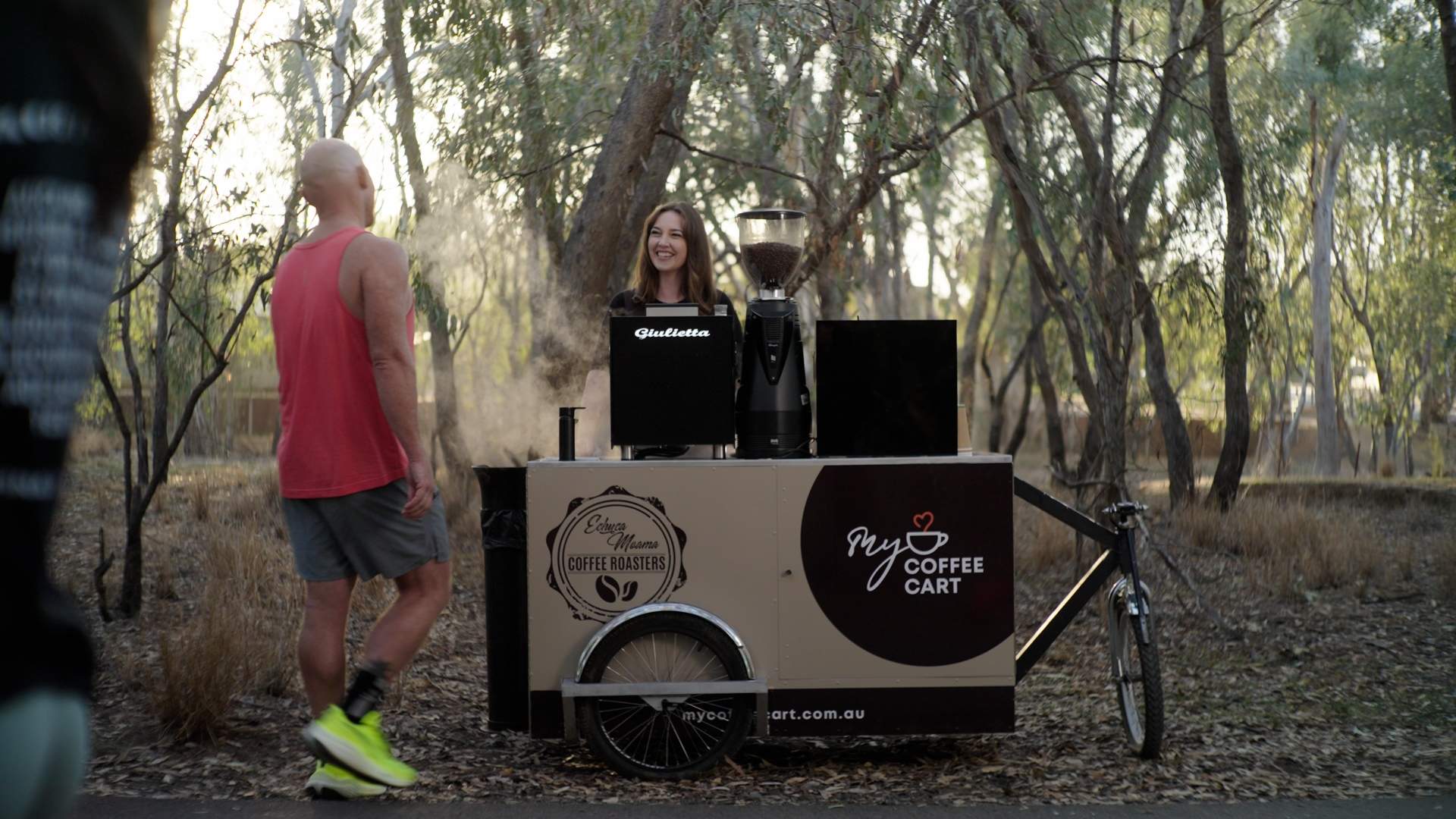 My Coffee Cart Jogger on walking track