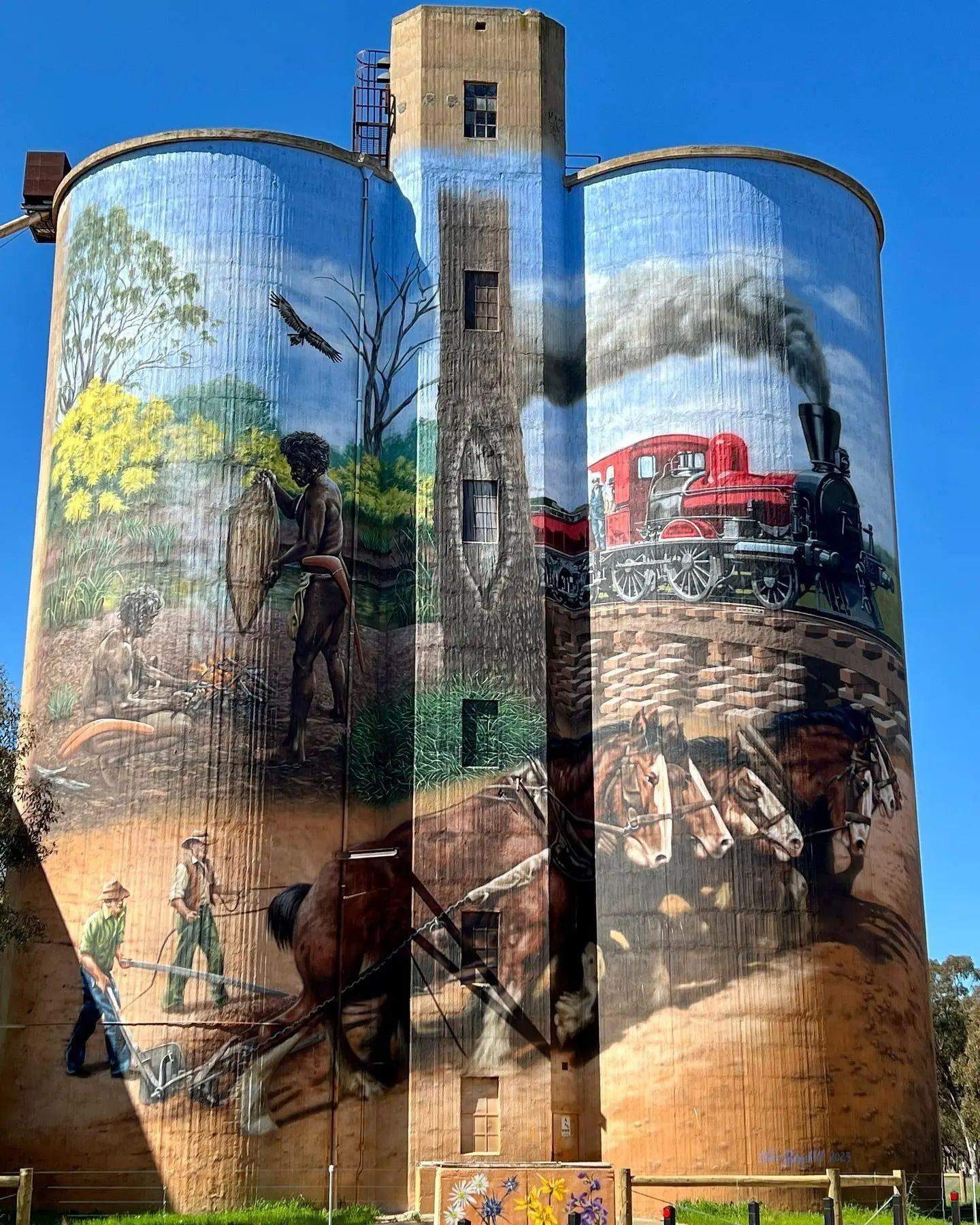 Katamatite Silo Art