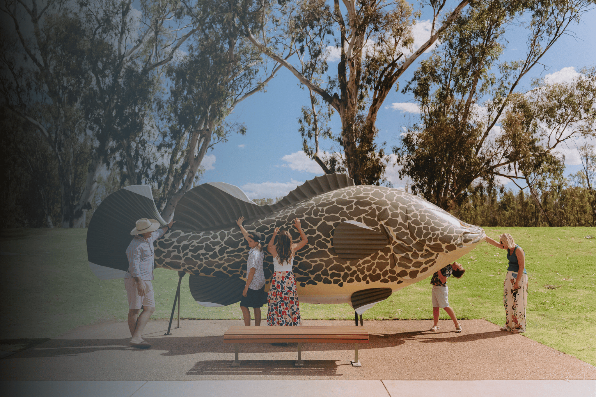 The Big Murray Cod in Tocumwal is right on the Murray River and close to local attractions