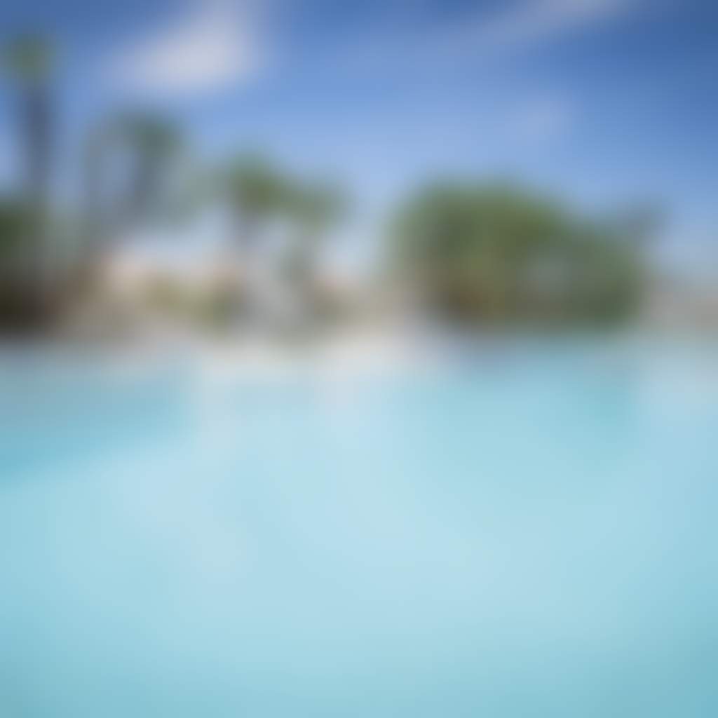 The lagoon pool at Trentham Waters Resort near Mildura